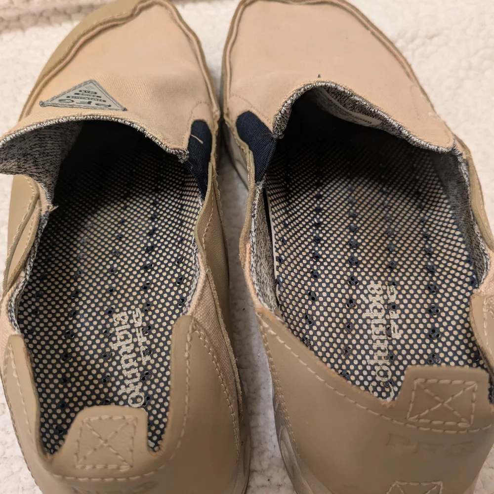 Columbia PFG Mens Boat Shoe Sz 11 Preloved In Good Condition